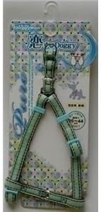 恋するドギー 胴輪 ステッチ グリーン(1コ入)【ほつれ有り】【送料込み、メール便・同梱不可】