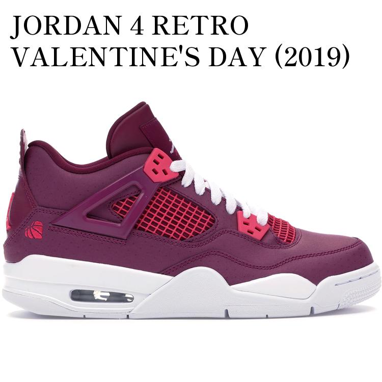 JORDAN 4 RETRO VALENTINE'S DAY (2019) (GS) 487724-661 メンズ レディース 人気 おしゃれ