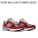 NEW BALANCE 990V3 RED ニューバランス 990V3 レッド M990TF3