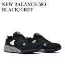 【お取り寄せ商品】NEW BALANCE 580 BLACK/GREY ニューバランス 580 ブラック/グレー MT580MDB メンズ レディース