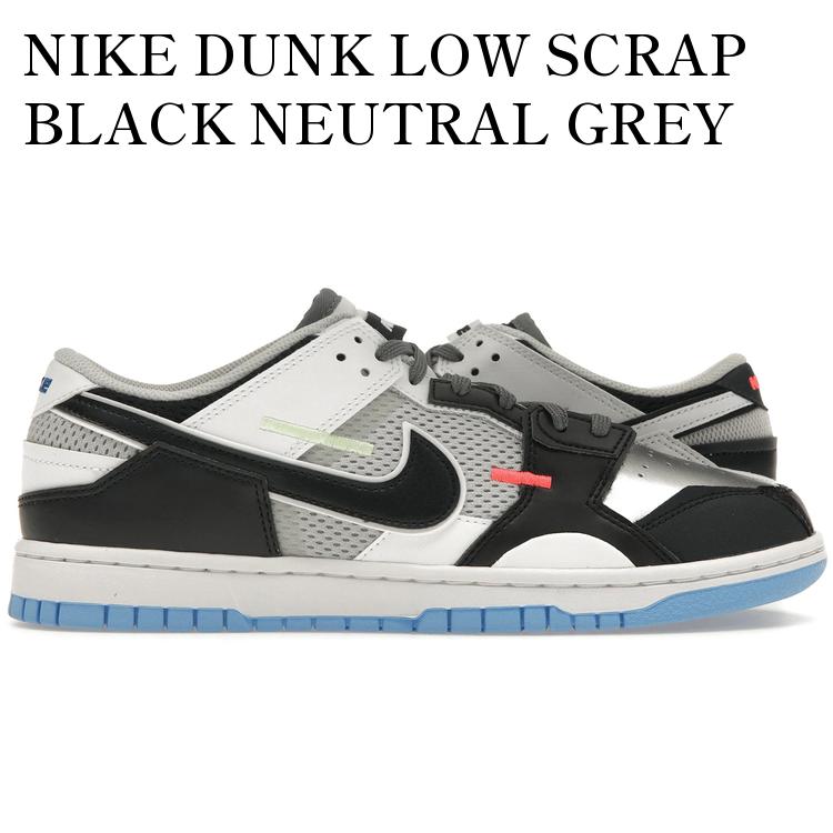 樂天商城 - 【海外限定 お取り寄せ商品】NIKE DUNK LOW SCRAP BLACK NEUTRAL GREY UNIVERSITY BLUE WHITE DN5381-001 メンズ レディース 人気 おしゃれ