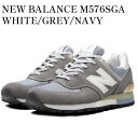 【お取り寄せ商品】NEW BALANCE M576SGA WHITE/GREY/NAVY ニューバランス M576SGA ホワイト/グレー/ネイビー M576SGA