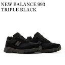 【お取り寄せ商品】NEW BALANCE 993 TRIPLE BLACK ニューバランス 993 トリプル ブラック MR993TB