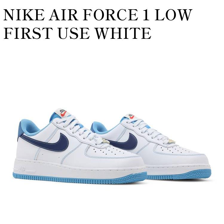 【お取り寄せ商品】NIKE AIR FORCE 1 LOW FIRST USE WHITE ナイキ エアフォース1 ロー ファースト ユーズ ホワイト DA8478-100