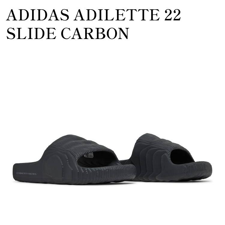 y񂹏izADIDAS ADILETTE 22 SLIDE CARBON AfB_X AfBb^ 22 XCh J[{ GX6949