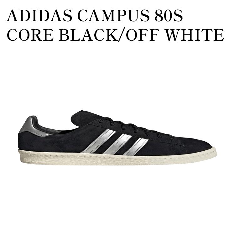 【お取り寄せ商品】ADIDAS CAMPUS 80S CORE BLACK/OFF WHITE アディダス キャンパス 80s コア ブラック/オフ ホワイト GX7330