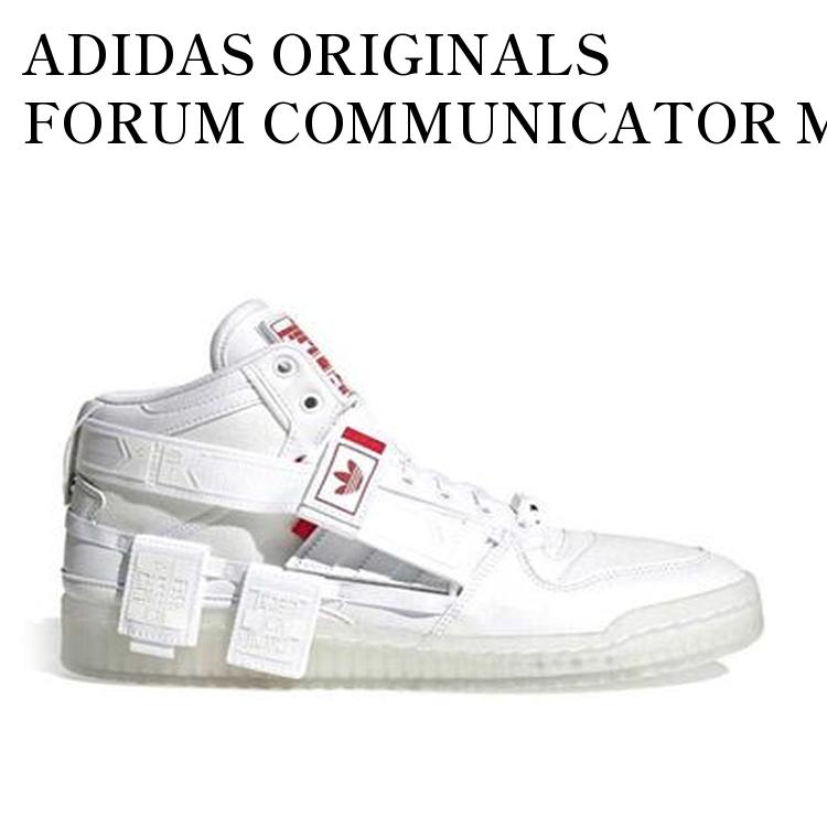 【お取り寄せ商品】ADIDAS ORIGINALS FORUM COMMUNICATOR MID FOOTWEAR WHITE/CORE BLACK アディダス オリジナルス フォーラム コミュニケーター ミッド フットウェアホワイト/コアブラック GZ9031 メンズ レディース 人気 おしゃれ