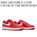 y񂹏izNIKE AIR FORCE 1 LOW COLOR OF THE MONTH RED iCL GAtH[X1 [ J[ Iu U }X bh FD7039-600