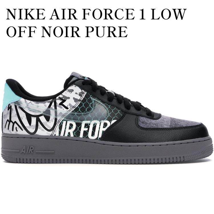 NIKE AIR FORCE 1 LOW OFF NOIR PURE PLATINUM CI0066-001 メンズ レディース 人気 おしゃれ
