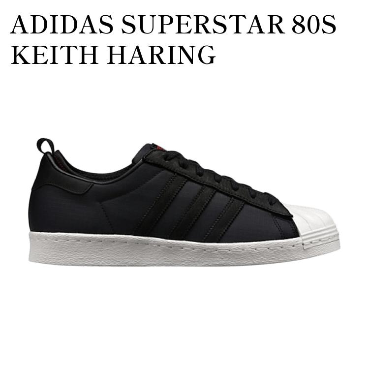 【お取り寄せ商品】ADIDAS SUPERSTAR 80S KEITH HARING CHRISTMAS IN HOLIS BLACK/WHITE アディダス スーパースター 80s キース ヘリング クリスマス イン ホーリス ブラック/ホワイト G98610