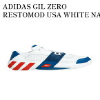 【お取り寄せ商品】ADIDAS GIL ZERO RESTOMOD USA WHITE NAVY アディダス ギル ゼロ レストモッド USA ホワイト ネイビー GY0372