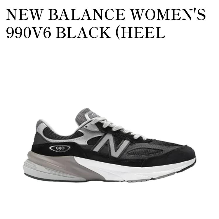 楽天RAISE【お取り寄せ商品】NEW BALANCE WOMEN'S 990V6 BLACK （HEEL FLAG LOGO） （WITHOUT SHOELACES） （W990BK6） ニューバランス ウィメンズ 990V6 ブラック （ヒール国旗ロゴ） （シューレース付属なし） （W990BK6） W990BK6-2 メンズ レディース