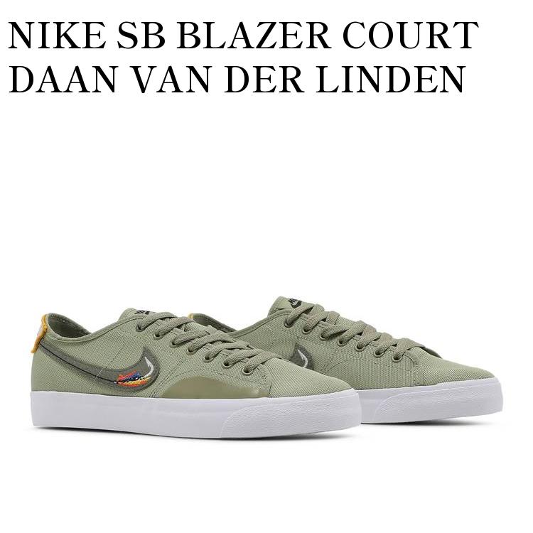 y񂹏izNIKE SB BLAZER COURT DAAN VAN DER LINDEN DUSTY OLIVE iCL SB u[U[ R[g _[ @ f _XeB[I[u CZ5605-300