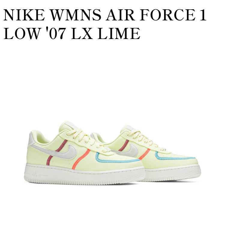 【お取り寄せ商品】NIKE WMNS AIR FORCE 1 LOW '07 LX LIME ナイキ ウィメンズ エアフォース1 ロー '07 LX ライム CK6572-700