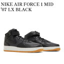 【お取り寄せ商品】NIKE AIR FORCE 1 MID '07 LX BLACK ANTHRACITE ナイキ エアフォース1 ミッド '07 LX ブラック アンスラサイト DV7585-001