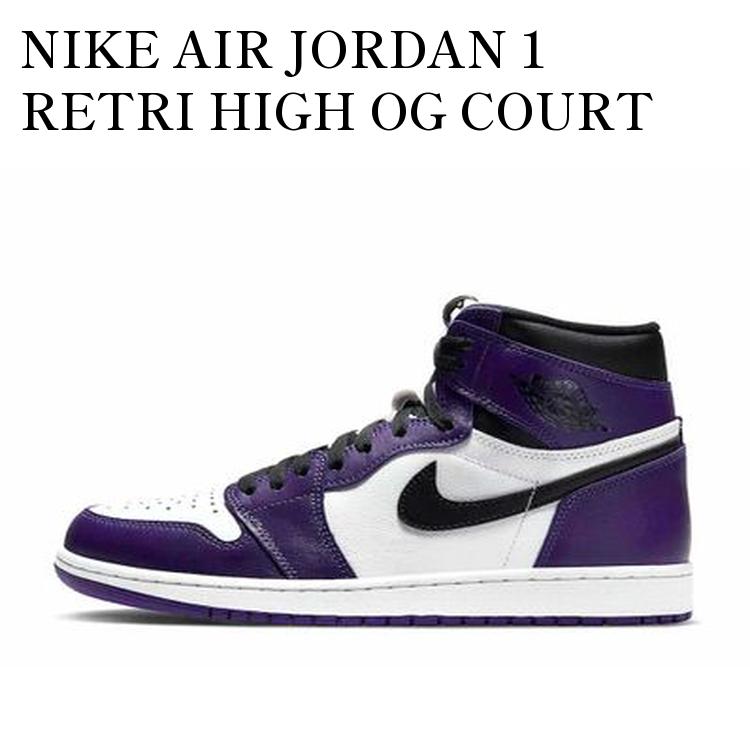 ڳ 󤻾ʡJORDAN 1 RETRO HIGH COURT PURPLE WHITE Jordan 1 Retro High Court P...
