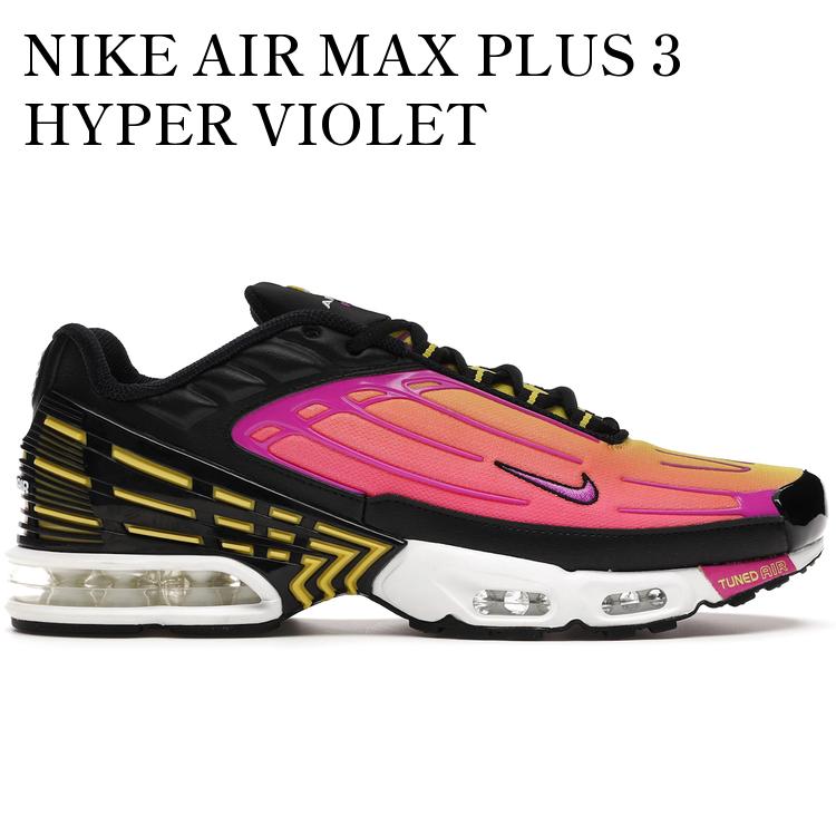 【海外限定 お取り寄せ商品】NIKE AIR MAX PLUS 3 HYPER VIOLET CJ9684-003 メンズ レディース 人気 おしゃれ