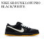 nike sb dunk low blackの画像
