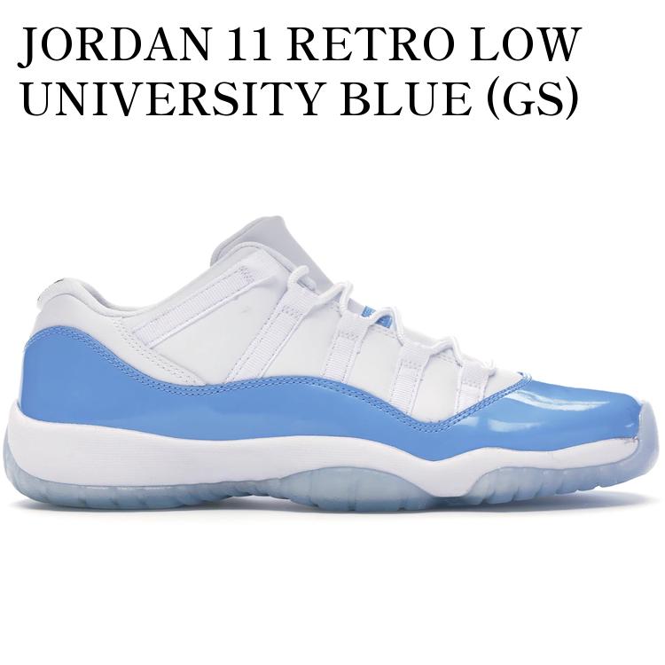 【海外限定 お取り寄せ商品】JORDAN 11 RETRO LOW UNIVERSITY BLUE (GS) 528896-106 メンズ レディース 人気 おしゃれ