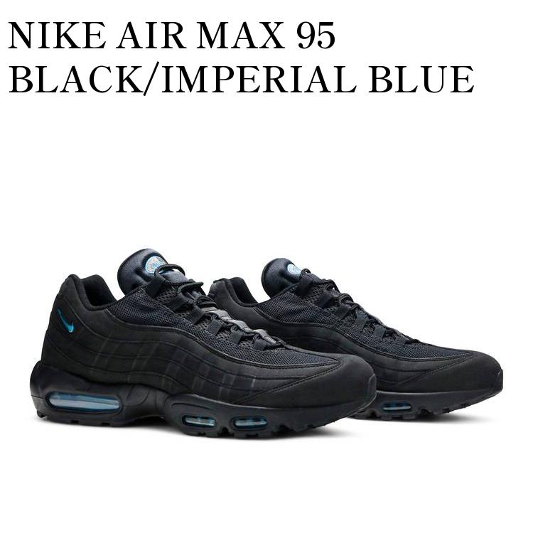 楽天RAISE【お取り寄せ商品】NIKE AIR MAX 95 BLACK/IMPERIAL BLUE ナイキ エアマックス 95 ブラック/インペリアル ブルー CJ7553-001