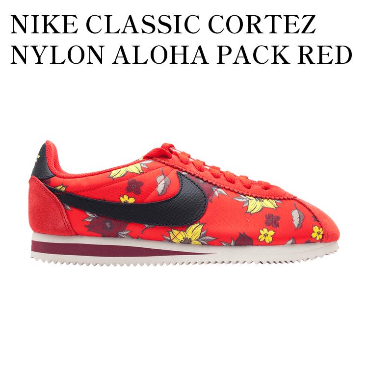 【お取り寄せ商品】NIKE CLASSIC CORTEZ NYLON ALOHA PACK RED ナイキ クラシック コルテッツ ナイロン アロハ パック レッド 603274-600