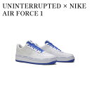 【お取り寄せ商品】UNINTERRUPTED × NIKE AIR FORCE 1 WHITE/LAPIS BLUE アンインターラプティッド × ナイキ エアフォース1 ホワイト/ラピスブルー CQ0494-100 メンズ レディース 人気 おしゃれ(4)