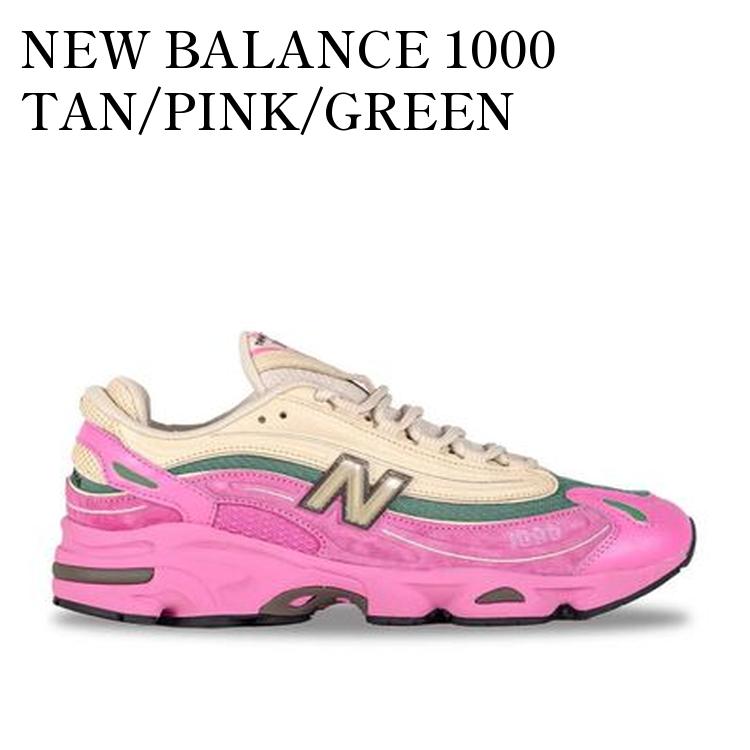 【お取り寄せ商品】NEW BALANCE 1000 TAN/PINK/GREEN ニューバランス 1000 タン/ピンク/グリーン M1000MC メンズ レディース