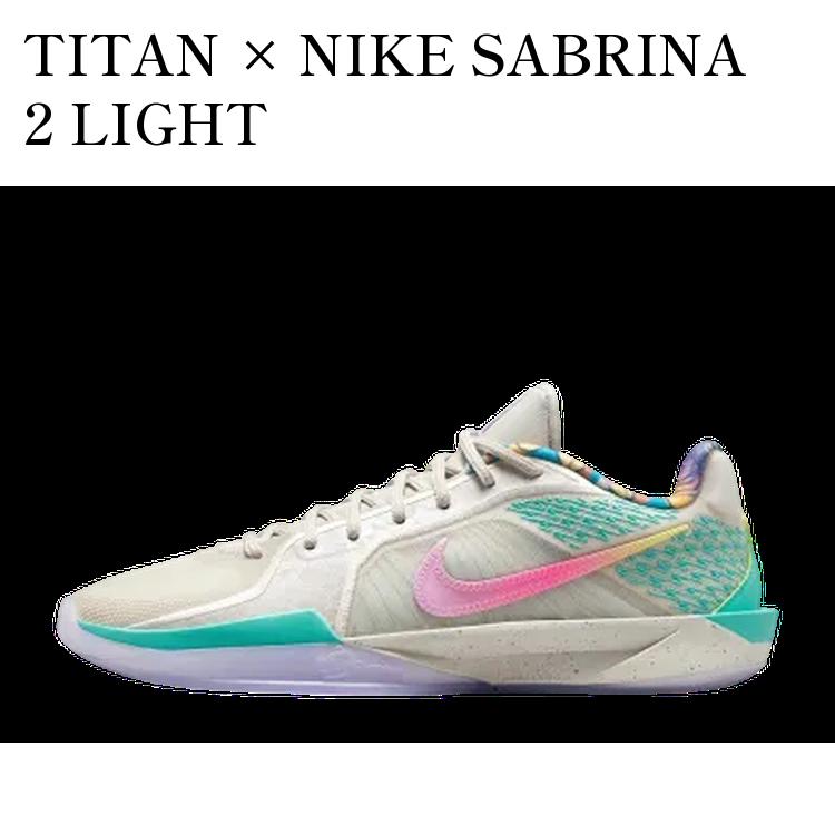 【2000円OFFクーポン対象商品】【お取り寄せ商品】TITAN × NIKE SABRINA 2 LIGHT BONE/CALYPSO/TEAL TINT/RACER PINK タイタン × ナイキ サブリナ2 ライトボーン/カリプソ/ティールティント/レーサーピンク HQ1846-001 メンズ レディース 人気 おしゃれ