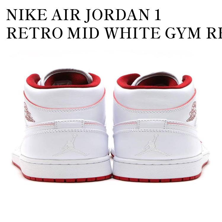 楽天市場】nike air jordan 1 mid (white/gym red-black)の通販 楽天市場】nike air jordan 1 mid (white/gym red-black)の通販