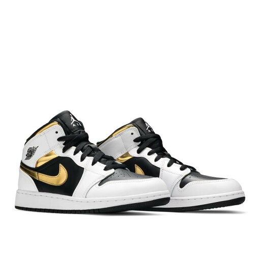【海外限定 お取り寄せ商品】JORDAN 1 MID WHITE GOLD BLACK (GS) ジョーダン 1 ミッド ホワイト ゴールド ブラック (キッズ) 554725-190 メンズ レディース 人気 おしゃれ 【海外限定 お取り寄せ商品】JORDAN 1 MID WHITE GOLD BLACK (GS) ジョーダン 1 ミッド ホワイト ゴールド ブラック (キッズ) 554725-190 メンズ レディース 人気 おしゃれ