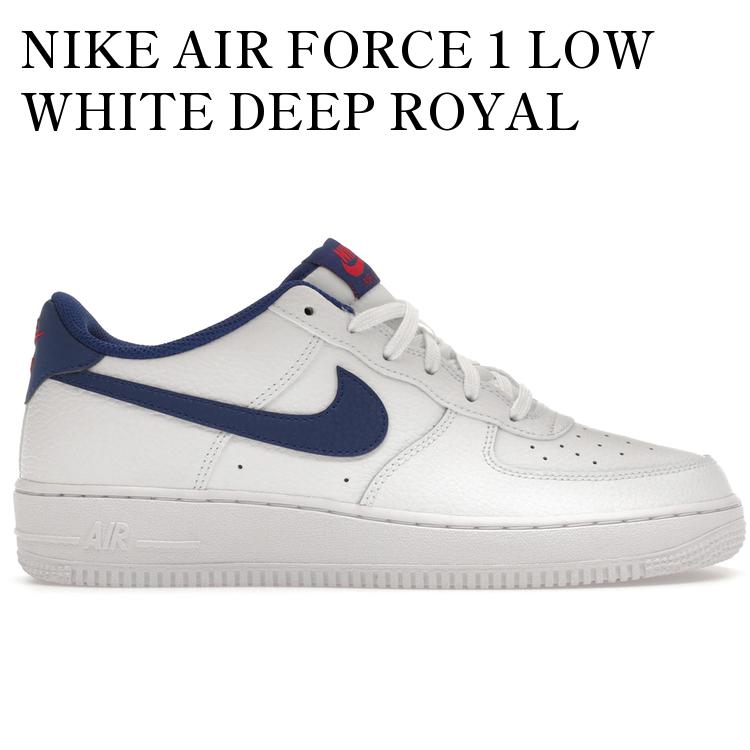 樂天商城 - 【海外限定 お取り寄せ商品】NIKE AIR FORCE 1 LOW WHITE DEEP ROYAL (GS) CT3839-101 メンズ レディース 人気 おしゃれ