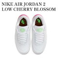 【お取り寄せ商品】NIKE AIR JORDAN 2 LOW CHERRY BLOSSOM ナイキ エアジョーダン2 ロー チェリーブロッサム FQ3228-100 メンズ レディース 人気 おしゃれ