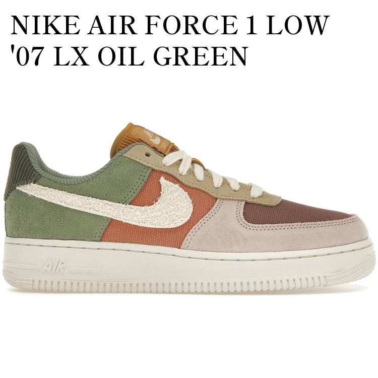 【海外限定 お取り寄せ商品】NIKE AIR FORCE 1 LOW '07 LX OIL GREEN TERRA BLUSH (WOMEN'S) ナイキ エ..