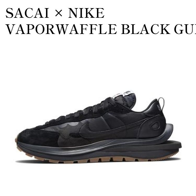 【お取り寄せ商品】SACAI × NIKE VAPORWAFFLE BLACK GUM サカイ × ナイキ ヴェイパーワッフル ブラックガム DD1875-001 メンズ レディース 人気 おしゃれ