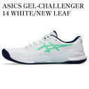 【お取り寄せ商品】ASICS GEL-CHALLENGER 14 WHITE/NEW LEAF (ALL COURT) アシックス ゲルチャレンジャー14 ホワ...
