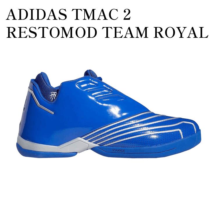 【お取り寄せ商品】ADIDAS TMAC 2 RESTOMOD TEAM ROYAL BLUE/METALLIC SILVER アディダス ティーマック2 レストモッド チーム ロイヤル ブルー/メタリック シルバー FX4064