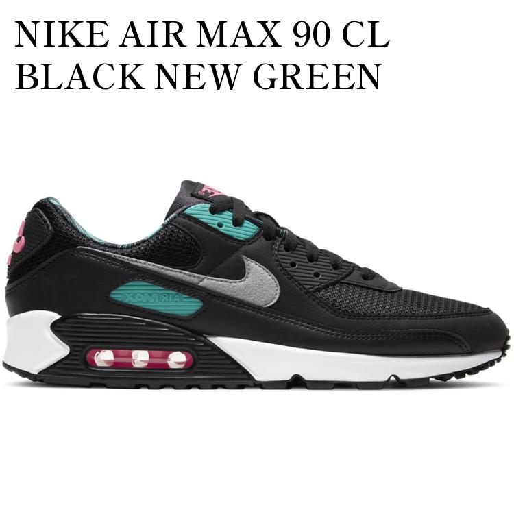 乐天商城 - 【海外限定 お取り寄せ商品】NIKE AIR MAX 90 CL BLACK NEW GREEN DC0958-001 メンズ レディース 人気 おしゃれ