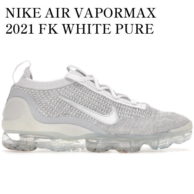 【海外限定 お取り寄せ商品】NIKE AIR VAPORMAX 2021 FK WHITE PURE PLATINUM (WOMEN'S) DC4112-100 メンズ レディース 人気 おしゃれ