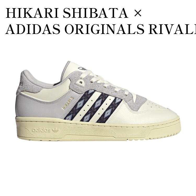 【お取り寄せ商品】HIKARI SHIBATA × ADIDAS ORIGINALS RIVALRY 86 LOW OFF WHITE 柴田ひかり × アディダス オリジナルス ライバルリー86 ロー オフホワイト IE7337