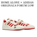 【お取り寄せ商品】HOME ALONE × ADIDAS ORIGINALS FORUM LOW CREAM WHITE/OFF WHITE ホームアローン × アディダス オリジナルス フォーラム ロー クリーム ホワイト/オフ ホワイト GZ4378