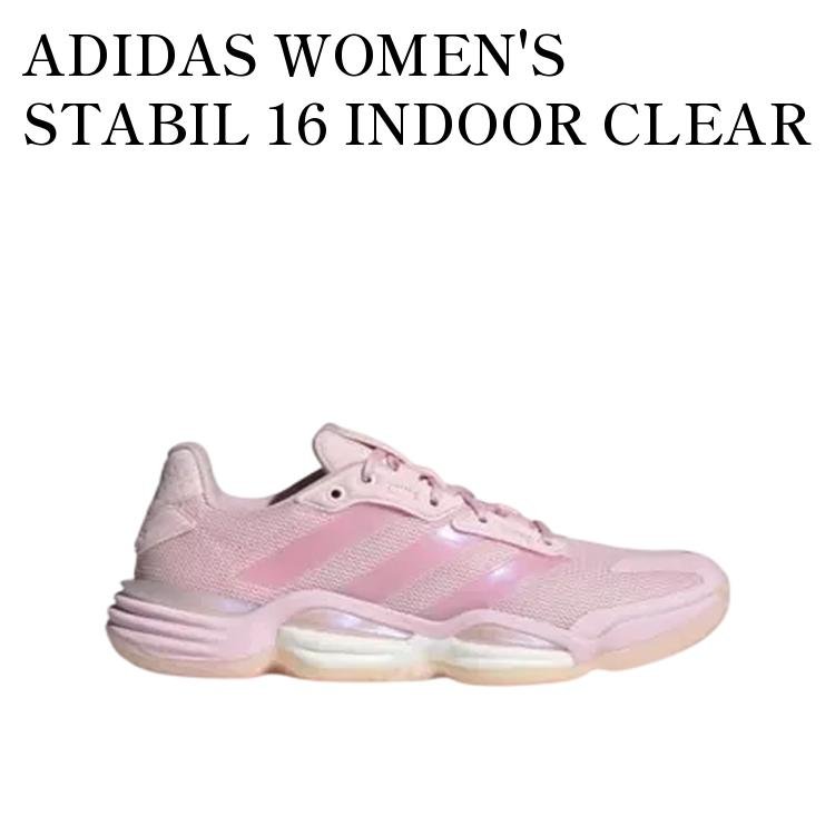 �ڤ����󤻾��ʡ�ADIDAS WOMEN'S STABIL 16 INDOOR CLEAR PINK/CLOUD WHITE ���ǥ����� ������� �����ӥ�...