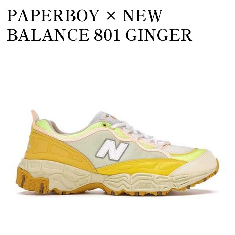【お取り寄せ商品】PAPERBOY × NEW BALANCE 801 GINGER LEMONADE ペーパーボーイ × ニューバランス 801..