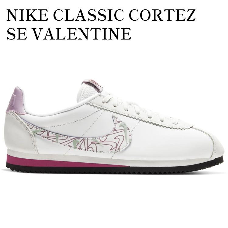 NIKE CLASSIC CORTEZ SE VALENTINE (WOMEN'S) CI7854-100 メンズ レディース 人気 おしゃれ