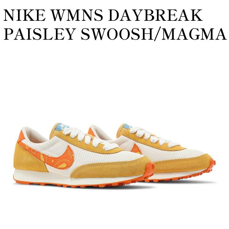 楽天RAISE【お取り寄せ商品】NIKE WMNS DAYBREAK PAISLEY SWOOSH/MAGMA ORANGE ナイキ ウィメンズ デイブレイク ペイズリー スウッシュ/マグマ オレンジ DJ4667-113