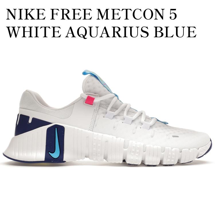 NIKE FREE METCON 5 WHITE AQUARIUS BLUE ナイキ フリー メトコン 5 ホワイト アクエリアス ブルー DV3949-103 メンズ レディース 人気 おしゃれ