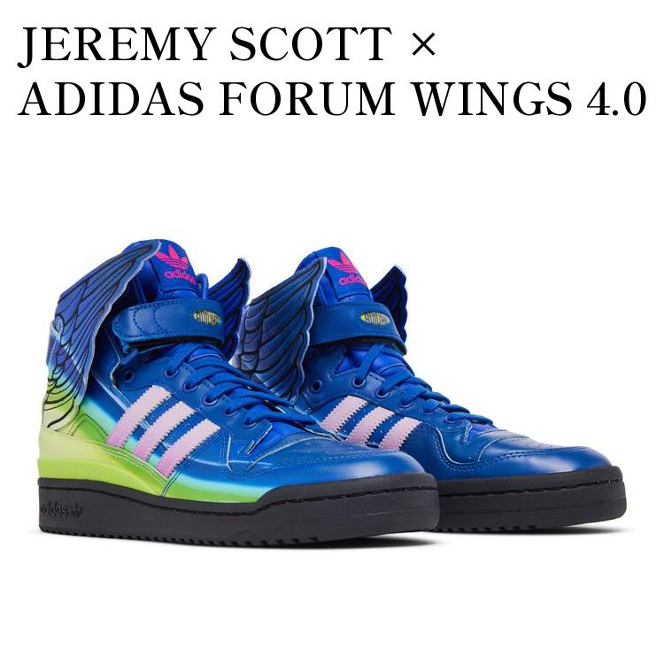 【お取り寄せ商品】JEREMY SCOTT × ADIDAS FORUM WINGS 4.0 GRADATION/GREEN/BLUE ジェレミー スコット × アディダス フォーラム ウィングズ 4.0 グラデーション/グリーン/ブルー GY4421