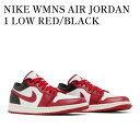 【お取り寄せ商品】NIKE WMNS AIR JORDAN 1 LOW RED/BLACK ナイキ ウィメンズ エアジョーダン1 ロー レッド/ブラック DC0774-160 メンズ レディース 人気 おしゃれ