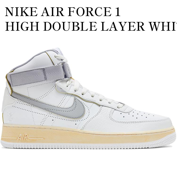 乐天商城 - 【海外限定 お取り寄せ商品】NIKE AIR FORCE 1 HIGH DOUBLE LAYER WHITE DV4245-101 メンズ レディース 人気 おしゃれ