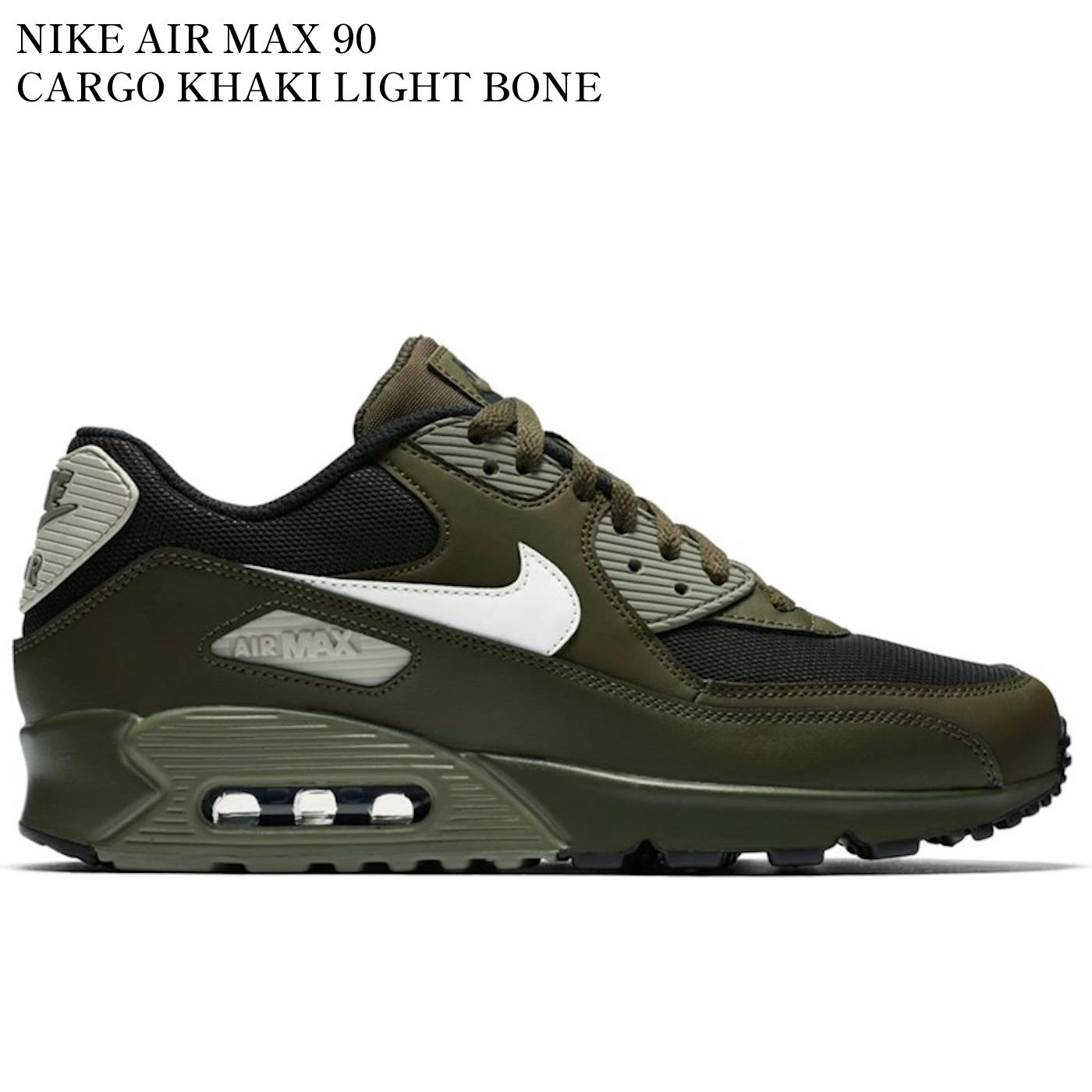 Rakuten - 【海外限定 お取り寄せ商品】NIKE AIR MAX 90 CARGO KHAKI LIGHT BONE 537384-309 メンズ レディース 人気 おしゃれ