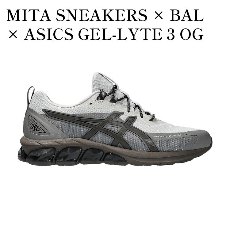 ڤ󤻾ʡMITA SNEAKERS  BAL  ASICS GEL-LYTE 3 OG GUNMETAL/BLACK ߥˡ  Х  å 饤3 OG ᥿/֥å 1201A870-020